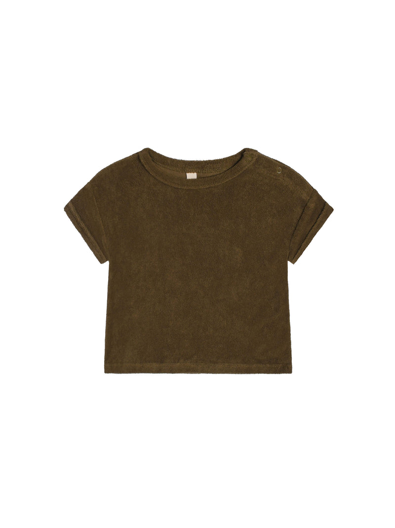 Olive Terry Oversized T-shirt