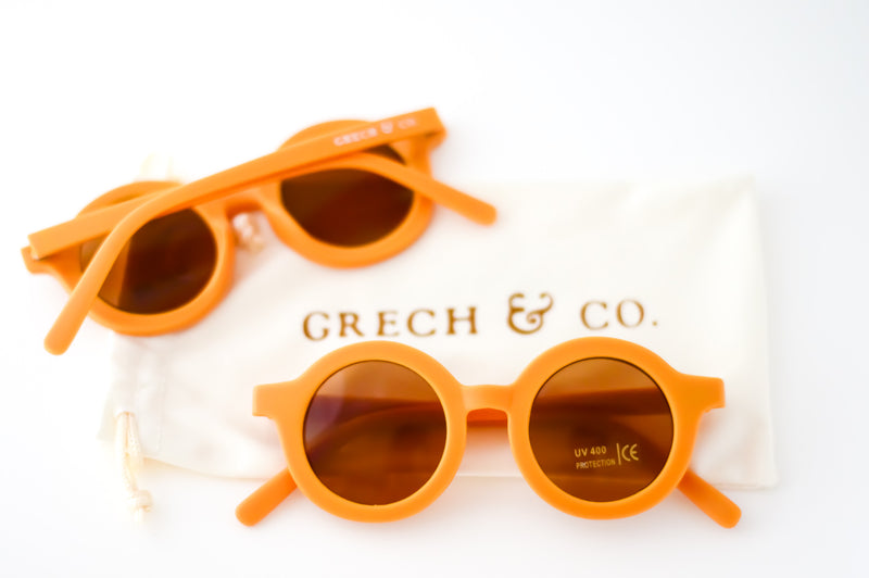 Original kids sunglasses 圓款眼鏡-golden (Round Shape)