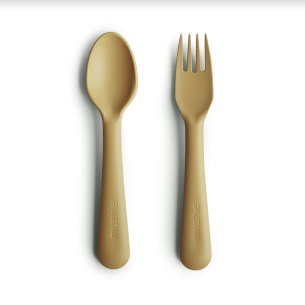 Fork and Spoon Set 餐具 (Mustard)