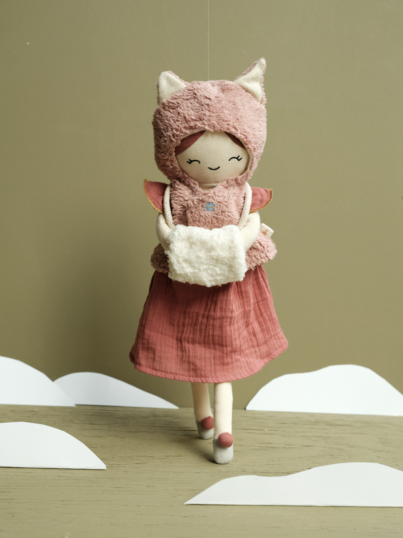 Doll Clothes set -娃娃服裝 Fox cape