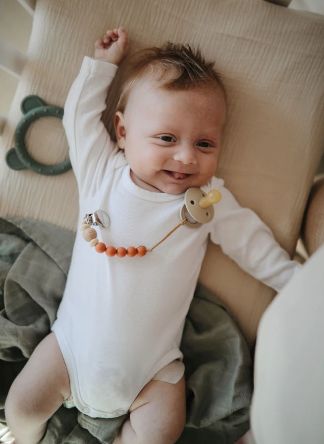 Mushie Teether Bear 牙膠 (Natural)