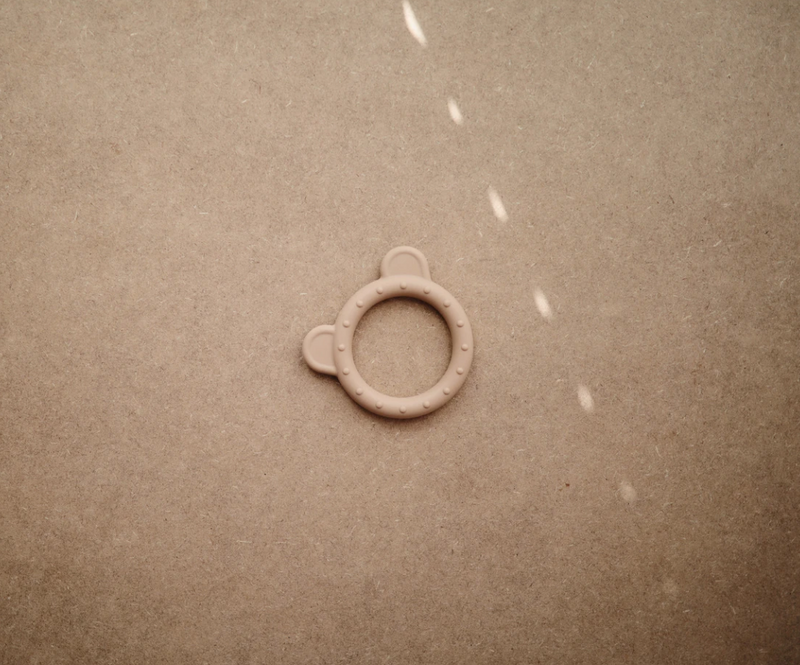 Mushie Teether Bear 牙膠 (Dried Thyme)