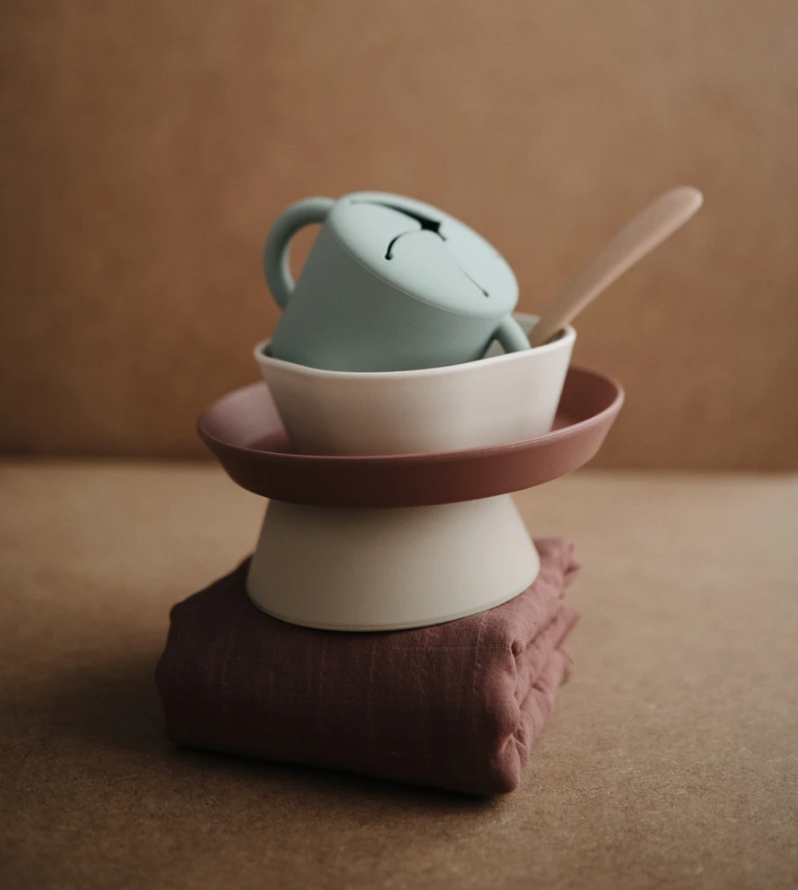 Silicone Bowl 矽膠碗 (Cambridge Blue)