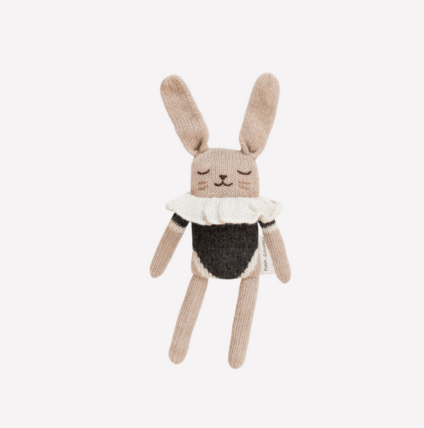 Bunny soft toy 小兔-羊鴕毛公仔 black bodysuit