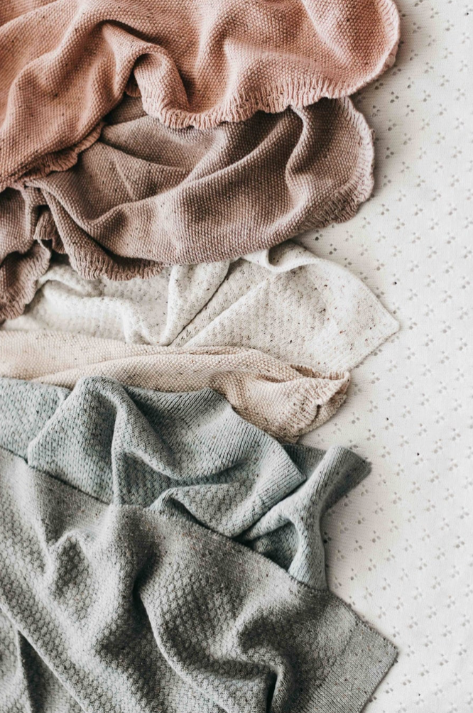 Knit Blanket 針織被子 - Slate