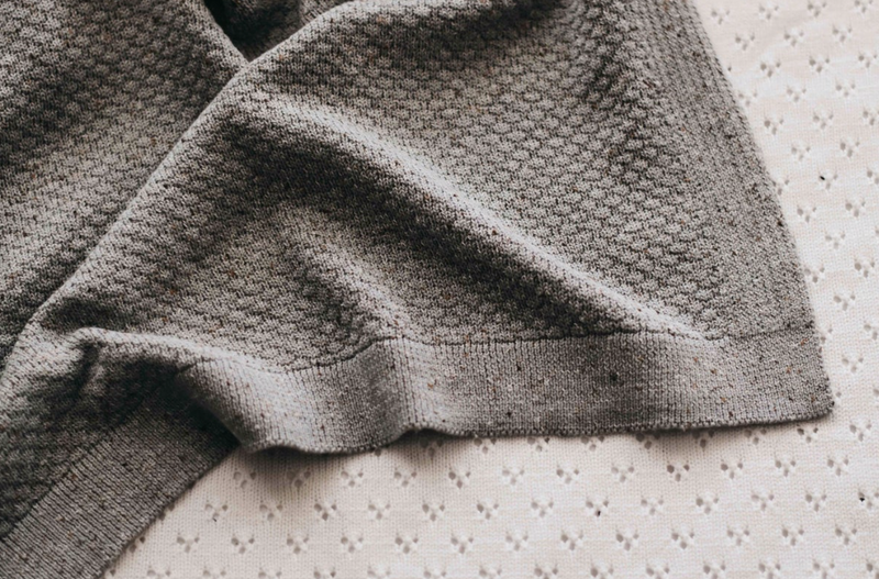 Knit Blanket 針織被子 - Slate