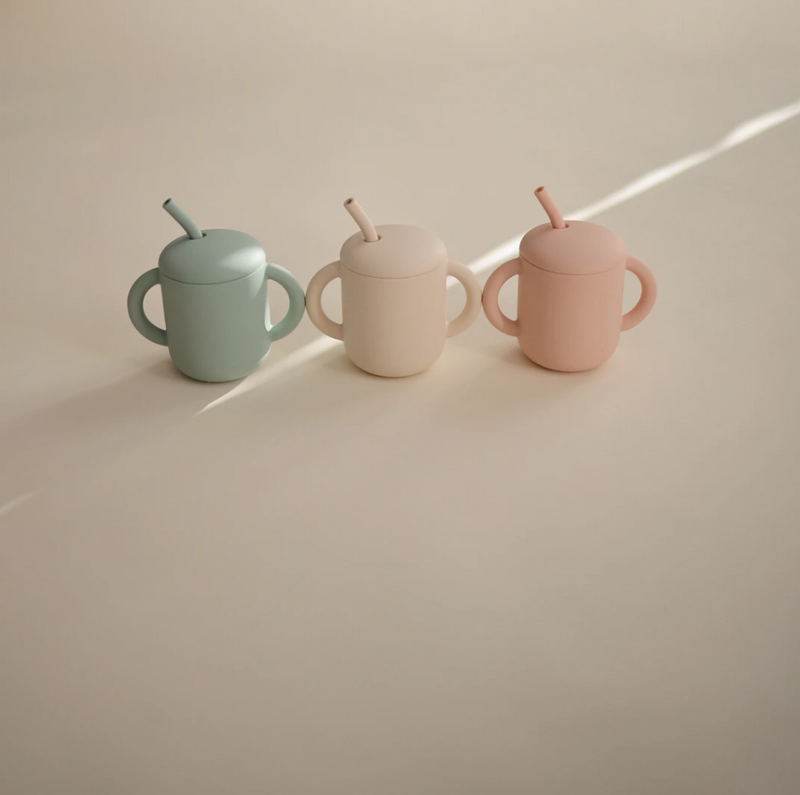 Silicone Training Cup 吸管水杯 (Natural)