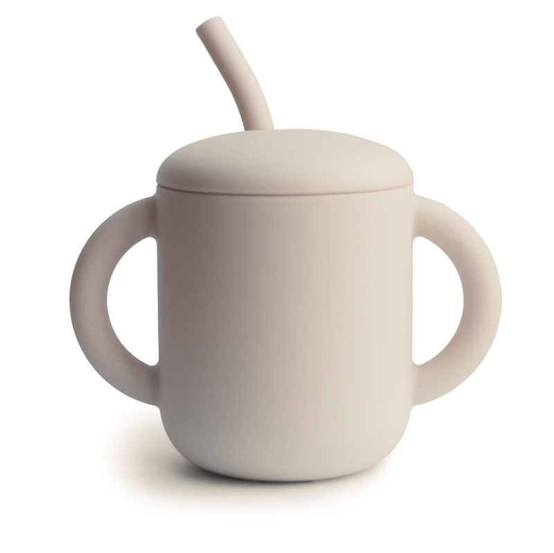 Silicone Training Cup 吸管水杯 (Shifting sand)