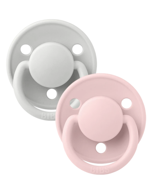 Bibs De Lux 2 Pack Haze/Blossom - 矽膠奶嘴Silicone