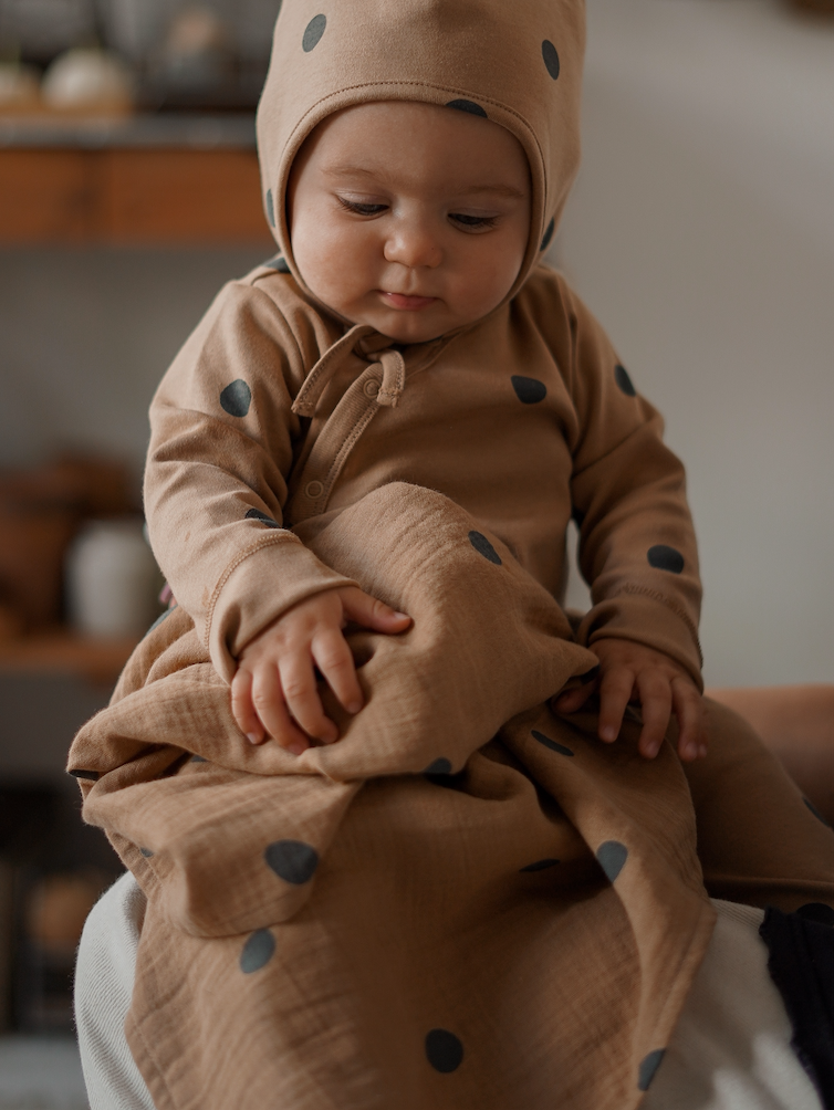 Gold Dots Wrap Bodysuit