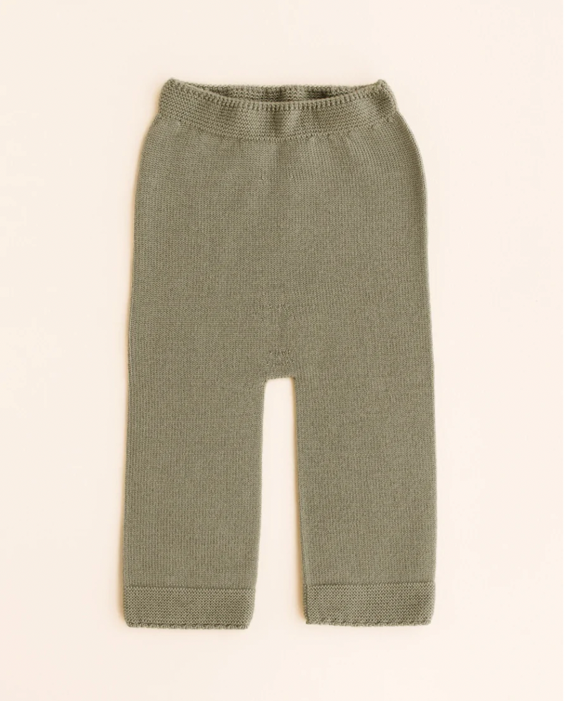 Pants Guido artichoke-100% 羊毛褲