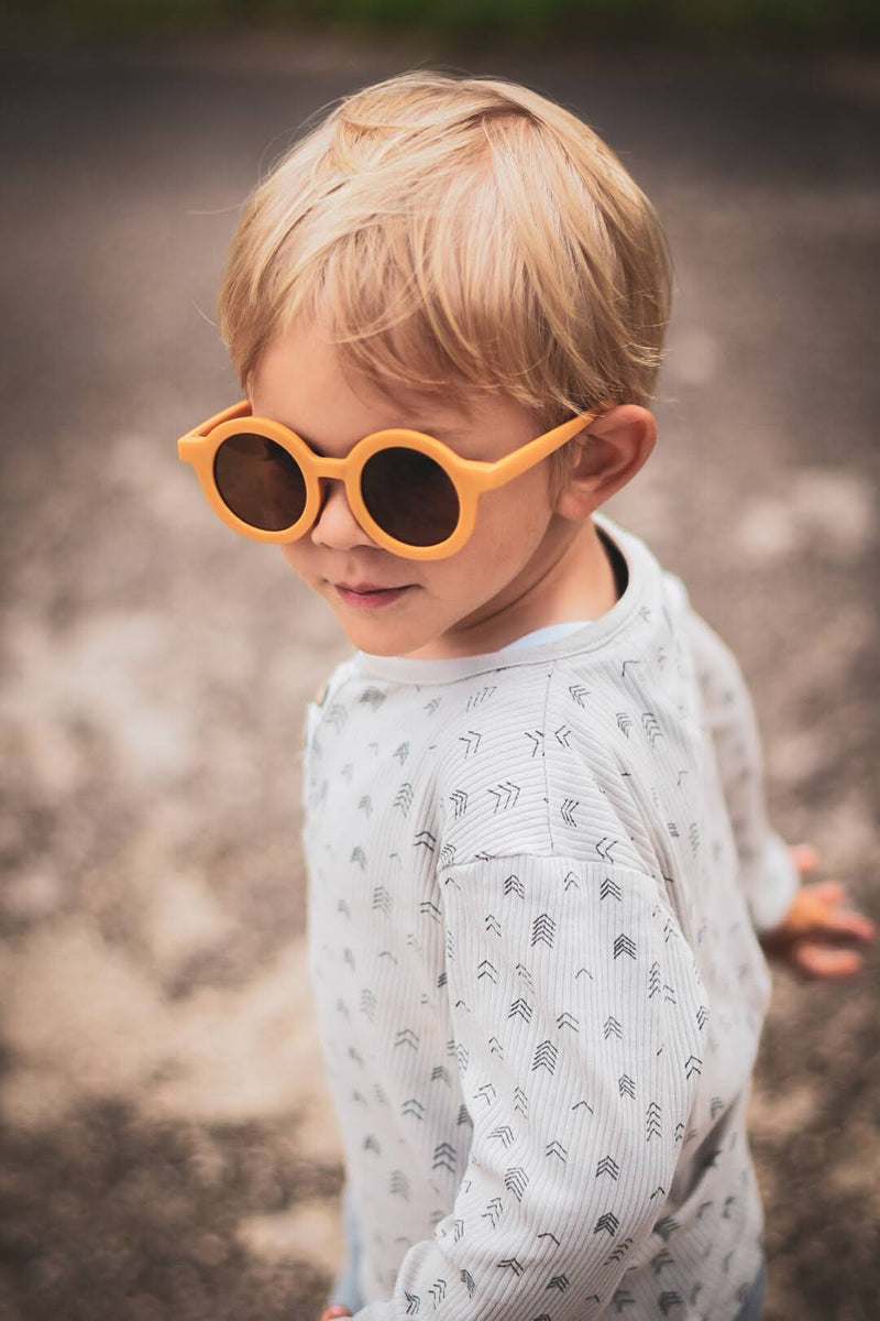 Original kids sunglasses 圓款眼鏡-golden (Round Shape)