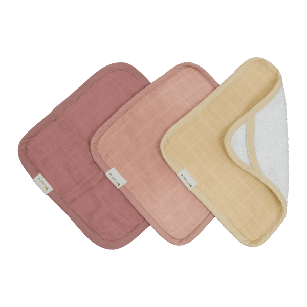 Wash cloths - 手巾 Pastel Flower - 3 pack