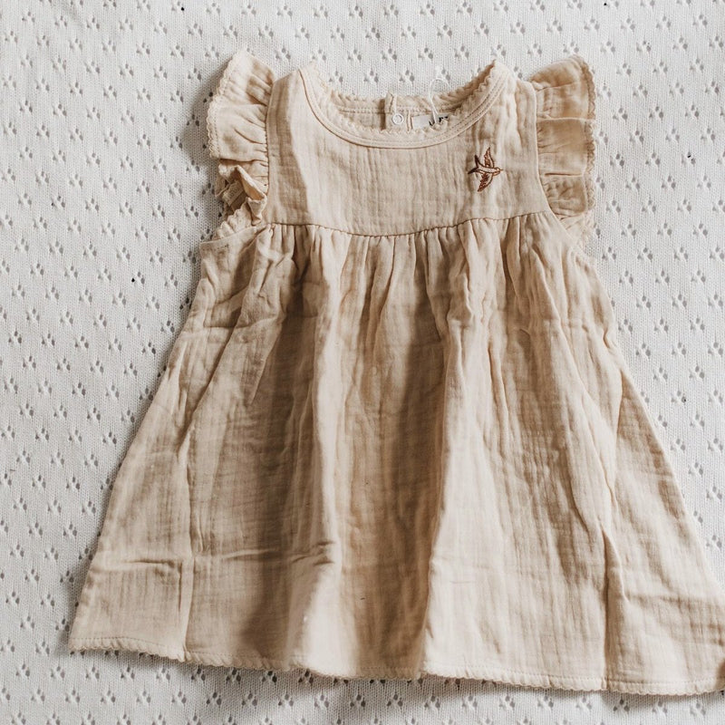 Muslin dress 連身裙- Scallop