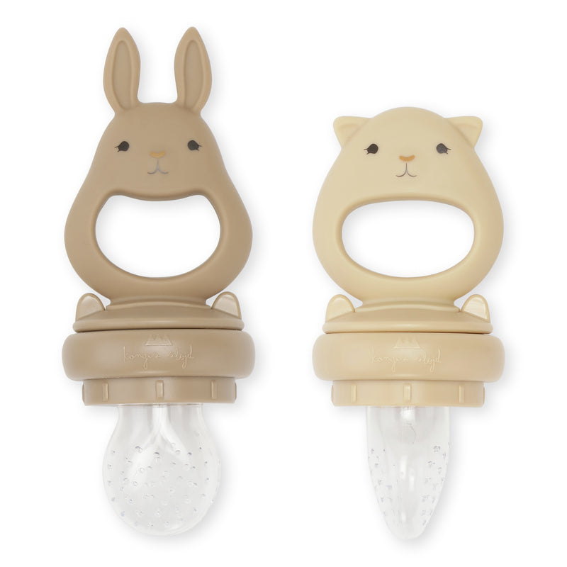 SILICONE FRUIT FEEDING PACIFIER BUNNY-咬咬樂 BARK/SHELL